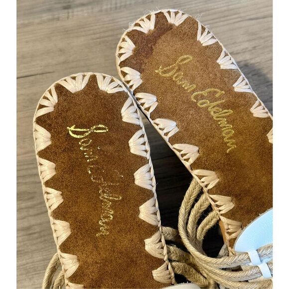 Sam Edelman Wood Platform Slip On Sandals Women’s Size 10 - Picture 4 of 9